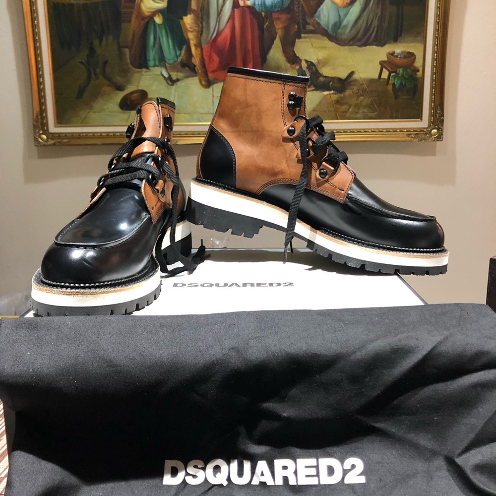 Rare Dsquared2 ankle boot Abrasivato